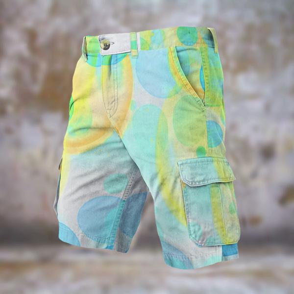 Cargohose mit Paolo - Hose, lang oder kurz, bunt, 100% Polyester, Grösse S-5XL, fester Stoff, Normale Passform, Mischling, Mix, Basset Hound